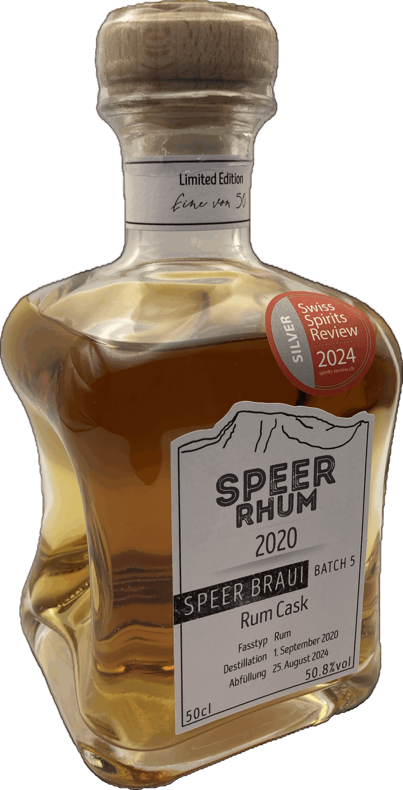 Rhum 2020 – Batch 5 Rum Cask, 50-cl-Flasche, 50.8 % Vol.