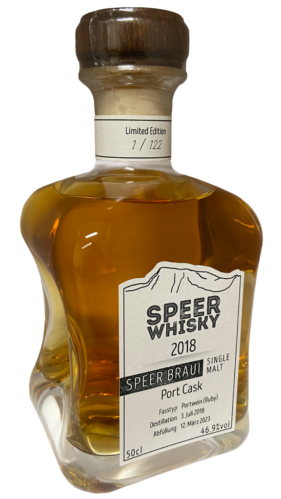Speer-Whisky Port Cask 2018, 50-cl-Flasche, 46.9 % Vol.