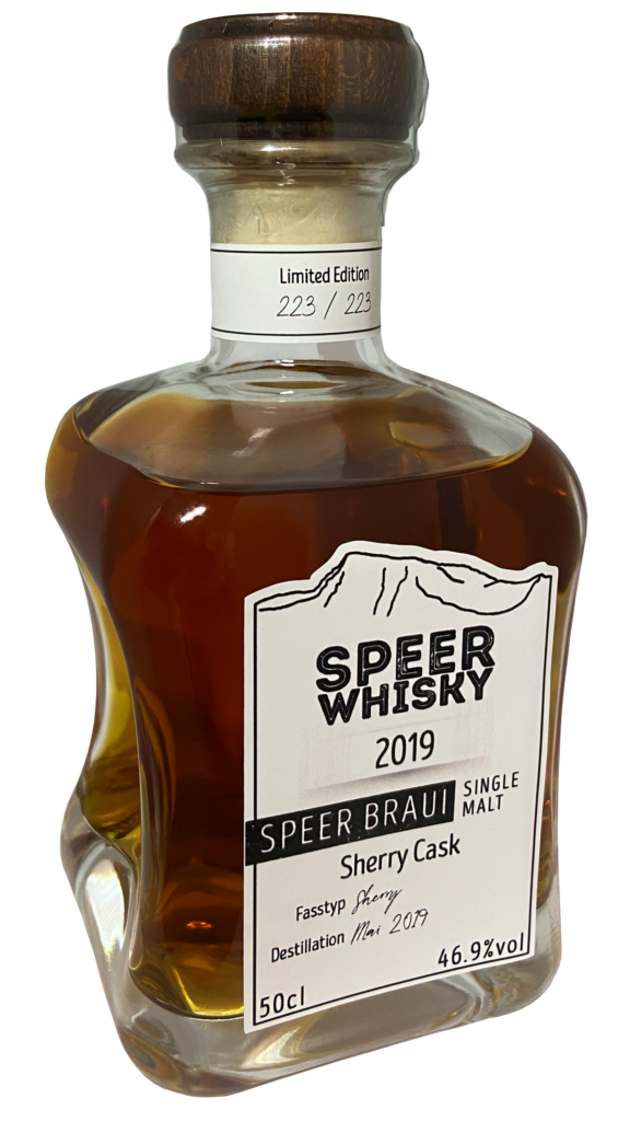 Speer-Whisky Sherry Cask 2019, 50-cl-Flasche, 46.9 % Vol.