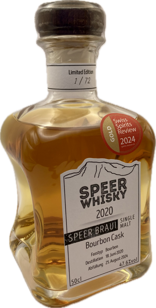 Speer-Whisky Bourbon Cask 2020, 50-cl-Flasche, 46.7 % Vol.